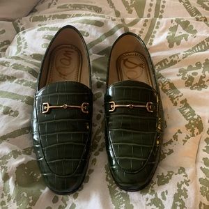 Sam Edelman Loraine Croc Leather Loafers